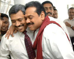 Gotabhaya and Mahinda Gotabhaya and Mahinda
