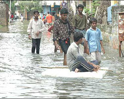 Heavy rain in Chennai Heavy rain in Chennai