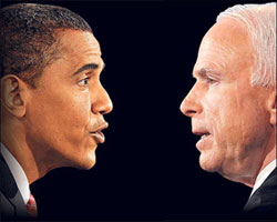 Obama and John McCain Obama and John McCain