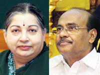 Jayalalitha and Ramadoss Jayalalitha and Ramadoss