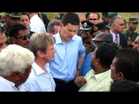 David Miliband and Bernard Kouchner David Miliband and Bernard Kouchner