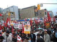 One lakh Tamils throng Toronto streets One lakh Tamils throng Toronto streets