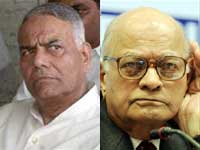 Yashwant Sinha and Brajesh Mishra Yashwant Sinha and Brajesh Mishra