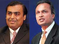 Mukesh Ambani and Anil Ambani Mukesh Ambani and Anil Ambani