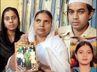 Ishrat's (inset) family Ishrat's (inset) family