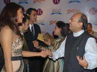 Priyanka with Amar Singh Priyanka with Amar Singh