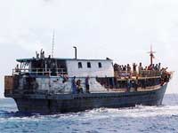 Refugees Boat Refugees Boat