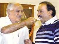 Yediyurappa with Reddy Yediyurappa with Reddy