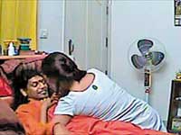 Nityananda with Actress Nityananda with Actress