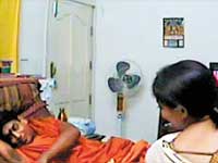 Nityananda with Actress Nityananda with Actress