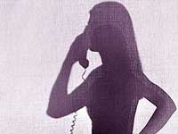 Woman and Phone Woman and Phone