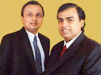 Anil Ambani and Mukesh Ambani Anil Ambani and Mukesh Ambani