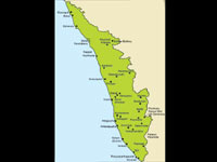 Kerala Map Kerala Map
