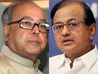 Pranab Mukherjee and P Chidambaram Pranab Mukherjee and P Chidambaram