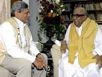 Yecuri with Karunanidhi Yecuri with Karunanidhi