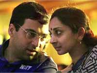 Anand with wife Aruna Anand with wife Aruna