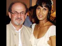 Rushdie with Padmalakshmi Rushdie with Padmalakshmi