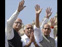 Advani and Yediyurappa Advani and Yediyurappa