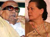 Karunanidhi and Sonia Gandhi Karunanidhi and Sonia Gandhi