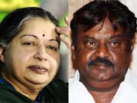Jayalalitha and Vijayakanth Jayalalitha and Vijayakanth