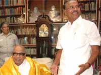Karunanidhi and Ramdoss Karunanidhi and Ramdoss