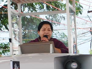Jaya at Madurai campaign Jaya at Madurai campaign