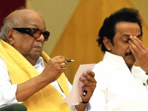 Karunanidhi and Stalin Karunanidhi and Stalin