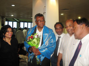 Warm welcome given to former Mauritius minister in Dubai Warm welcome given to former Mauritius minister in Dubai