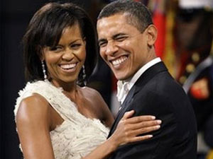 Michelle with Obama Michelle with Obama