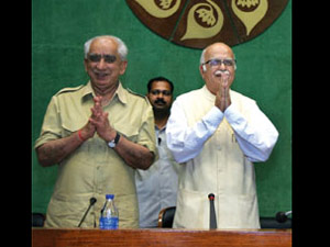 Jaswant Singh and Advani Jaswant Singh and Advani