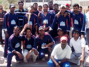 Cricket match in Abu Dhabi Cricket match in Abu Dhabi