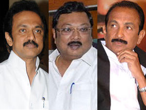 Stalin, Azhagiri and Vaiko Stalin, Azhagiri and Vaiko