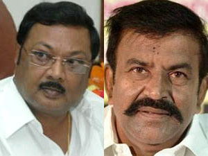 Azhagiri and K N Nehru Azhagiri and K N Nehru