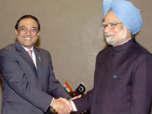 Zardari and Manmohan Singh Zardari and Manmohan Singh