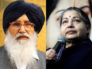 Parkash singh badal and Jayalalitha Parkash singh badal and Jayalalitha