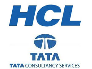 HCL and TCS Logo HCL and TCS Logo