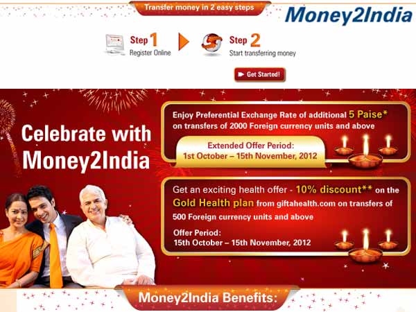 Celebrate Diwali with ICICI Money to India Celebrate Diwali with ICICI Money to India