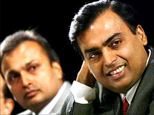 Anil Ambani and Mukesh Ambani Anil Ambani and Mukesh Ambani