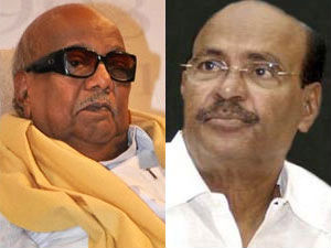 Karunanidhi and Ramadoss Karunanidhi and Ramadoss