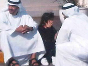Abu Dhabi crown prince sits by roadside Abu Dhabi crown prince sits by roadside