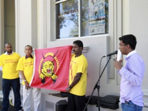 Tamil Eelam flag hoisted in Australia Tamil Eelam flag hoisted in Australia