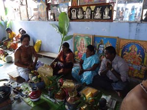 Thai Amavasai: People perform thithi at Kodumudi temple Thai Amavasai: People perform thithi at Kodumudi temple