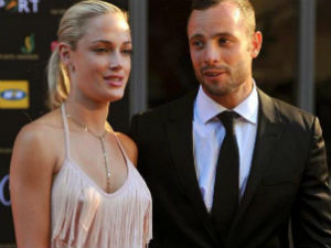Pistorious with Reeva Pistorious with Reeva