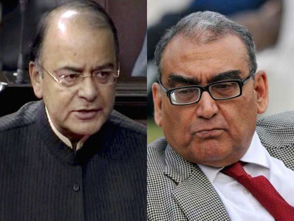 Arun Jaitley and Katju Arun Jaitley and Katju