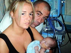 Two-month-old baby boy dies after his father infects him with the cold sore virus Two-month-old baby boy dies after his father infects him with the cold sore virus