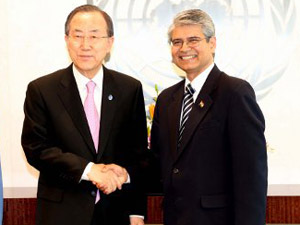 Asoke Kumar Mukerji is India's permanent representative at UN Asoke Kumar Mukerji is India's permanent representative at UN