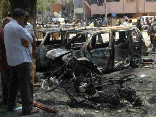 Bangalore blast mobike number foxes cops Bangalore blast mobike number foxes cops