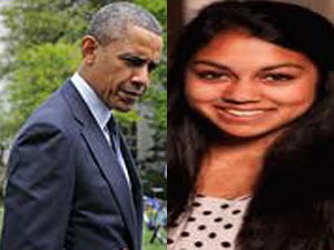Obama praises Indian-American student for her science project Obama praises Indian-American student for her science project