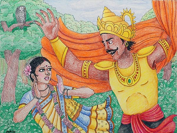 பிறன் மனைவியைக் கவர்ந்ததால் வீழ்ந்தான்
