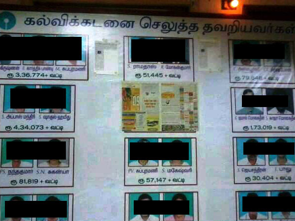 sbi mark students photo failed educational loan sbi mark students photo failed educational loan